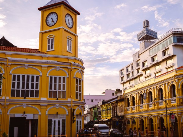Checking the time in Old&nbsp;Town